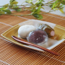 角皿銘々皿市松13cm黄白小和菓子のお皿まんじゅう和菓子正角皿取り皿スクエアいちまつイチマツ黄色イエロー小さい和食器食器皿暖かい白ホワイト白化粧おうち時間お皿
