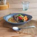 カレー皿 インバリ カレーボウル 24cm 楕円 グレー/オリーブ/プラム/スカイブルー