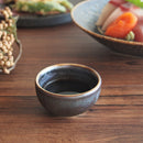 千代久丸孔雀お猪口ちょこおちょこ盃杯酒お酒日本酒小付珍味茶色茶ブラウン高級感シックおしゃれオシャレ居酒屋和食和風業務用さかずきさかづき日本製
