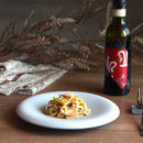 コンフィ21cmくぼみプレート丸皿パスタ皿ディナー皿高級感イタリアンフレンチかっこいいエレガントフォルムかっこいい食べやすい