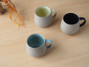 マグカップアメリマグカップマグカップ波佐見焼波佐見コーヒーお茶ブルー青青色水色ブラック黒黒色イエロー黄黄色ベージュ軽い薄い持ちやすいかわいいカワイイおしゃれオシャレモダンカフェ喫茶店喫茶
