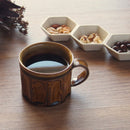 削ぎマグカップマグカップマグカップコーヒーお茶粉引ベージュアメブラウン茶茶色紺紺色青青色ブルー軽い薄い持ちやすいおしゃれオシャレモダンカフェ喫茶店喫茶