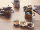 削ぎマグカップマグカップマグカップコーヒーお茶粉引ベージュアメブラウン茶茶色紺紺色青青色ブルー軽い薄い持ちやすいおしゃれオシャレモダンカフェ喫茶店喫茶