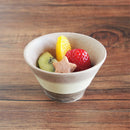 POTEポテミニボウル3色塗分けモカネイビーブラウンベージュ茶ブルー青3色三色塗分けおしゃれかわいいカラフルボウル小付ミニカジュアル