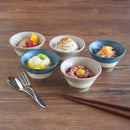 POTEポテミニボウル3色塗分けモカネイビーブラウンベージュ茶ブルー青3色三色塗分けおしゃれかわいいカラフルボウル小付ミニカジュアル