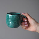 トルコころんとマグマグカップマグカップコーヒーお茶グリーン緑緑色かわいいカワイイおしゃれオシャレカフェ