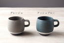 塗分けマグカップマグカップコーヒーお茶アッシュブルーアッシュブルーグレージュグレーベージュかわいいカワイイおしゃれオシャレカフェ