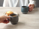 塗分けマグカップマグカップコーヒーお茶アッシュブルーアッシュブルーグレージュグレーベージュかわいいカワイイおしゃれオシャレカフェ