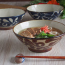 やちむん風琉球唐草6.5寸そば丼るり/ヌキラーメン鉢器おしゃれオシャレ食洗機対応食器業務用蕎麦うどん麺類丼どんぶり沖縄やちむん琉球インスタ映えおうち時間