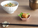 六角豆鉢アースカラー7.5cm小鉢小付珍味珍味入れ薬味薬味入れグレーブラウン茶ホワイト白ベージュナチュラルおしゃれかわいい日本製