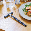 カトラリーレスト8cmおしゃれ玄美KAKU角箸置きはしおきカトラリースタイリッシュ銀シルバー黒ブラック持ちやすい18-8ステンレス樹脂レストランオシャレ食洗機対応食器カトラリーかっこいいおうち時間