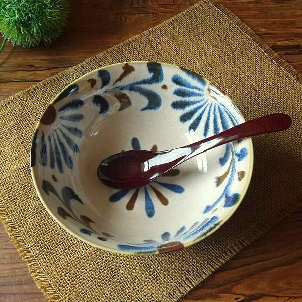 やちむん風 ラーメン どんぶり 20.8cm 琉球てぃーだ
