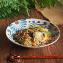 やちむん風カレー皿9吋深皿琉球てぃーだ和風軽量盛鉢沖縄南国かりゆしゴーヤチャンプル&mdash;ゴーヤカレー和食器オシャレ賑やかおしゃれプレート安い食器鉢お皿美濃焼