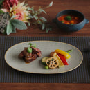 楕円皿オーバルプレート30cm更?sara?皿大皿楕円オーバルレストランリストランテディナー洋食器洋風食器高級上質おうち時間