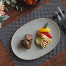 楕円皿オーバルプレート30cm更?sara?皿大皿楕円オーバルレストランリストランテディナー洋食器洋風食器高級上質おうち時間