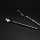 【4/5限定☆全品ポイント5倍】モダンワビサビコーヒースプーンスプーンスタイリッシュ銀シルバー持ちやすい18-8ステンレスレストランオシャレ食器カトラリーかっこいい日本製