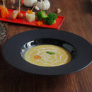 【今だけポイント10倍】クリスマスお皿食器おしゃれナイトストリーム24cmディープスープボール黒い食器おうち時間かぼちゃスープスープ皿スープクモの巣くもの巣