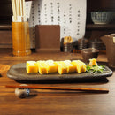 長皿塗壁炭火黒29cm付出皿刺身皿卵焼きだし巻きだし巻き卵和食器黒質感前菜寿司皿お皿食器長い日本製美濃焼