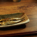 串皿17cm三色塗分長角皿ししゃも焼き鳥やきとり串カツ串かつミニ皿おかず皿焼物皿居酒屋居酒屋メニューおうち居酒屋和食器食器和風