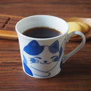 ねこちぐらマグカップハチワレ/ミケ/トラマグ猫カフェコーヒーカップおしゃれオシャレかわいい可愛いペア食洗器OK珈琲モーニング