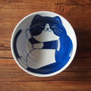 ねこちぐらお茶碗ハチワレ/ミケ/トラちゃわん飯碗猫ごはんおしゃれオシャレかわいい可愛いペア食洗器OK