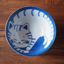 ねこちぐらお茶碗ハチワレ/ミケ/トラちゃわん飯碗猫ごはんおしゃれオシャレかわいい可愛いペア食洗器OK
