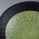 向付 渕黒金線グリーン とちり 刺身鉢