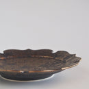 朧 おぼろ 19cm 丸皿 桔梗切込