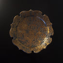 朧 おぼろ 19cm 丸皿 桔梗切込