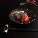 朧 おぼろ 19cm 丸皿 桔梗切込