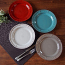 ラフィネ21.5cmスープ＆パスタ皿スモークホワイト/アンティークブルー/ヴィンテージレッドスープ皿パスタ皿皿お皿食器レトロアンティーク白青赤水色おしゃれビンテージランチカフェかっこいい高級パスタ皿古めかしい