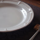 ラフィネ21.5cmスープ＆パスタ皿スモークホワイト/アンティークブルー/ヴィンテージレッドスープ皿パスタ皿皿お皿食器レトロアンティーク白青赤水色おしゃれビンテージランチカフェかっこいい高級パスタ皿古めかしい