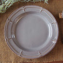 ラフィネ　26cmリムプレート　ホワイト/ブルー/レッド/グレー　