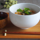 うどん親子丼どんぶり白磁のまあるいどんぶり大かわいいカワイイどんぶり丸い丸型ポーセラーツ白い食器白磁おしゃれオシャレ真っ白無地カフェレストランシンプルおうちカフェおうち時間