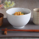 うどん親子丼どんぶり白磁のまあるいどんぶり大かわいいカワイイどんぶり丸い丸型ポーセラーツ白い食器白磁おしゃれオシャレ真っ白無地カフェレストランシンプルおうちカフェおうち時間