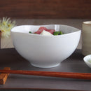 うどん親子丼どんぶり白磁のまあるいどんぶり大かわいいカワイイどんぶり丸い丸型ポーセラーツ白い食器白磁おしゃれオシャレ真っ白無地カフェレストランシンプルおうちカフェおうち時間