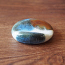 やちむん風はしおき琉球どっとピンク/ブルー/白丸箸置きハシオキ和食器沖縄おしゃれオシャレかわいい美濃焼