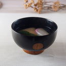 【アウトレット込み】汁椀丸カット根来曙雑煮赤黒朱おわん和食器汁椀木木目正月お正月おぞうにお雑煮しるわん味噌汁お吸い物お椀椀千筋みそ汁味噌汁椀