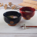 【アウトレット込み】汁椀丸カット根来曙雑煮赤黒朱おわん和食器汁椀木木目正月お正月おぞうにお雑煮しるわん味噌汁お吸い物お椀椀千筋みそ汁味噌汁椀