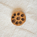 【5個セット】【送料無料】【ネコポス】箸置き木製れんこん4cm蓮根縁起物木ウッドチークチーク材ブラウン茶色カフェナチュラルオーガニックかわいいおしゃれモダン