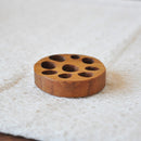 【5個セット】【送料無料】【ネコポス】箸置き木製れんこん4cm蓮根縁起物木ウッドチークチーク材ブラウン茶色カフェナチュラルオーガニックかわいいおしゃれモダン