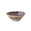 やちむん風 琉球 るり 唐草 しのぎ深鉢 中