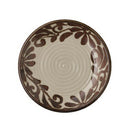 やちむん風 琉球 サビ 唐草 9.0皿