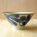 やちむん風 琉球るり 唐草6.5薄筋高ハマ丼