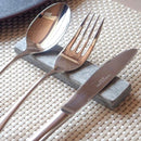 【ネコポス】大理石 カトラリーレスト  11cm