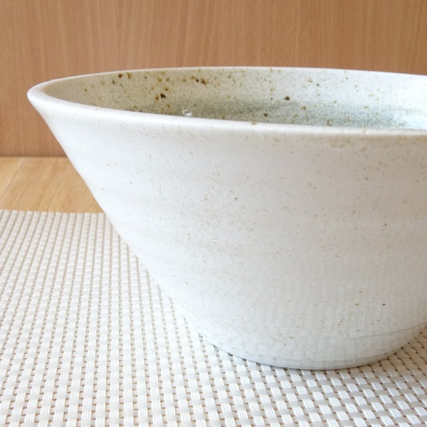 うどん そば どんぶり 鉢 里粉引緑麺鉢