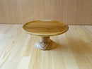 お皿 木ケーキスタンド S Φ約16.5cm チーク