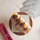 お皿 木ケーキスタンド M Φ約21cm チーク