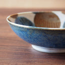 やちむん風 ドット ボウル 14.5cm 琉球どっと ピンクどっと/ブルーどっと/染付白ヌキ丸紋