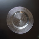 ガラス イマージュ リムプレート 28cm